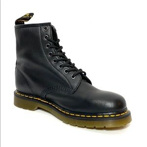Dr Martens Black Leather 8-Eye Combat Boots 9